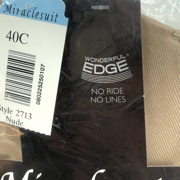 NEW Nude Miraclesuit Shapewear Extra Firm Long Leg Bodybriefer Women’s Size 40C - Picture 9 of 11